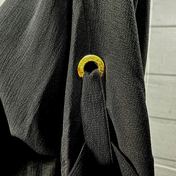 Michael Kors Women's Black Jumpsuit Drawstring Short Sleeve Size Small $130 - Picture 6 of 10